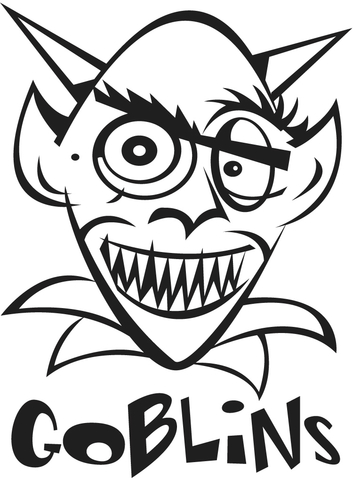 Goblin  Coloring Page